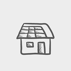 Image showing House sketch icon