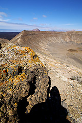 Image showing timanfaya  in los volcanes volcanic r 