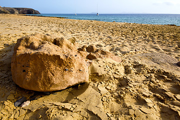 Image showing boat yacht in beach  water  and summer 