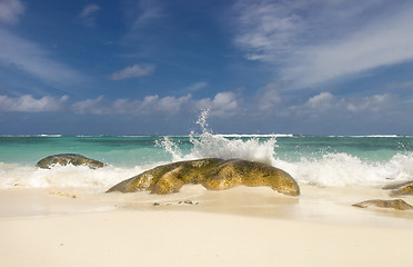 Image showing Deserted tropical beach