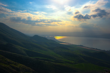 Image showing Israeli landscape near Kineret lake