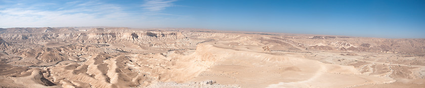 Image showing Negev Desert panoramic view