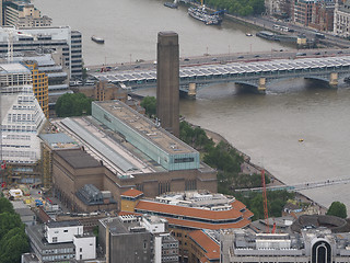 Image showing Aerial view of London