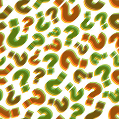 Image showing Questions. Seamless pattern. Vector illustration. 