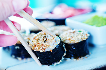 Image showing sushi