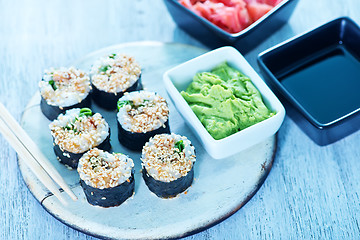 Image showing sushi