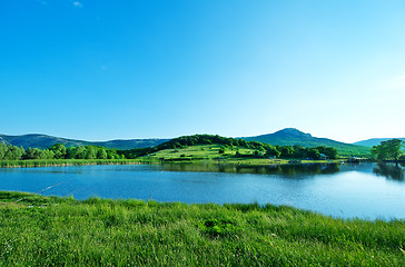 Image showing lake and sky