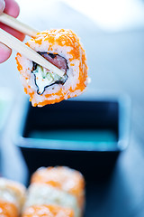 Image showing sushi