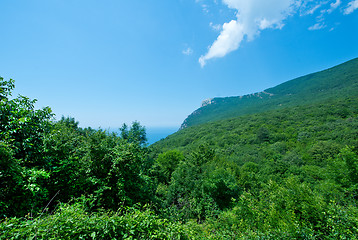 Image showing mountain and sky