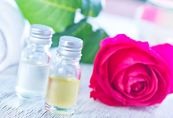 Image showing rose oil