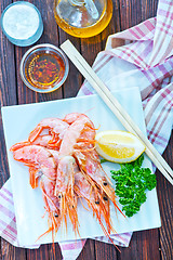 Image showing fried shrimps 