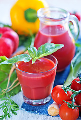 Image showing vegetable juice