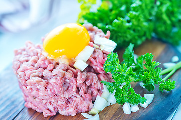 Image showing minced meat