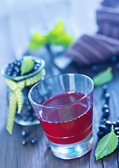 Image showing blueberry juice