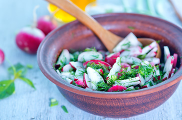 Image showing radish salad