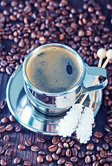 Image showing coffee background