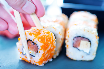 Image showing sushi