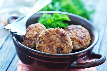 Image showing cutlets