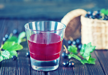 Image showing black currant juice