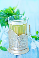 Image showing mint tea