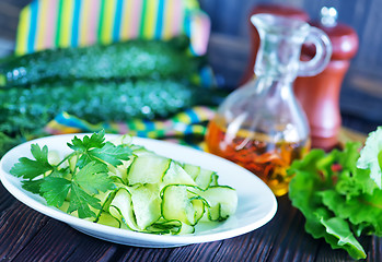 Image showing salad cucumber