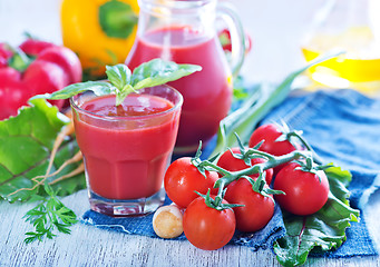 Image showing vegetable juice