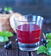 Image showing black currant juice