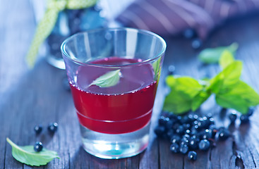 Image showing blueberry juice