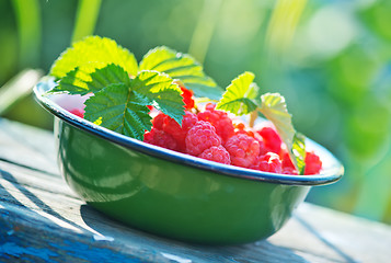 Image showing fresh raspberry