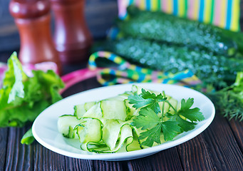 Image showing salad cucumber