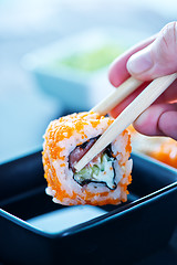 Image showing sushi