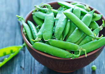 Image showing green peas