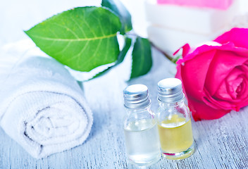 Image showing rose oil