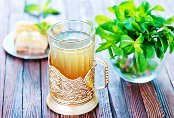 Image showing fresh mint tea