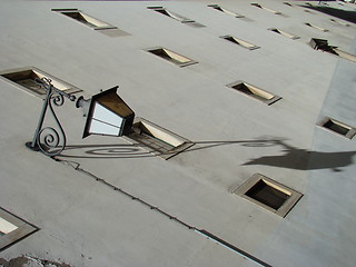 Image showing street lamp shadow