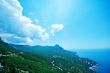 Image showing mountain and sky