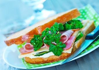 Image showing sandwiches