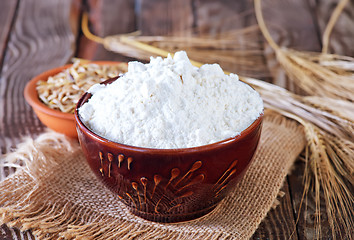 Image showing wheat flour