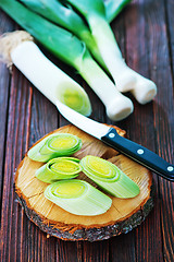 Image showing fresh leek