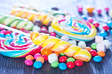 Image showing sweet color candy