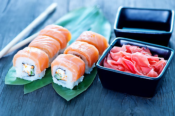 Image showing sushi