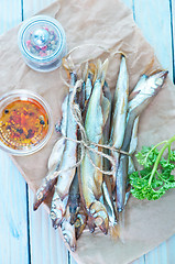 Image showing smoked fish