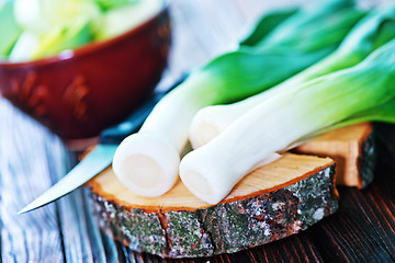 Image showing fresh leek