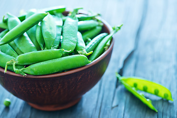 Image showing green peas