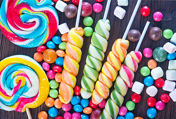 Image showing sweet color candy