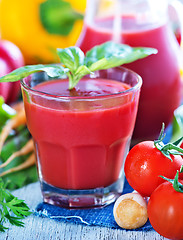 Image showing vegetable juice