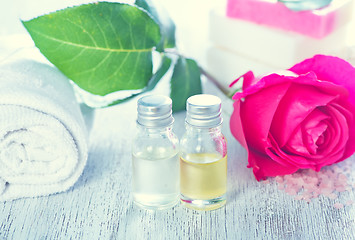 Image showing rose oil