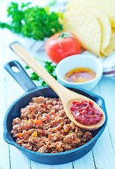 Image showing minced meat