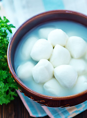 Image showing fresh mozzarella