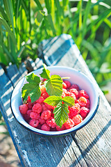 Image showing fresh raspberry